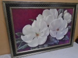 Beautiful Large Framed Magnolia Print