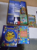Large Group of Pokemon Cards & Books
