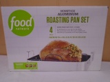 Food Network Non-Stick Aluminum Roasting Pan Set