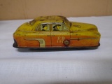 Vintage Tin Type Fire Dept Car