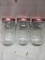Set of 3 glass containers 15 fl oz