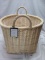 Threshold Basket Handcrafted Rattan 17 1/8” H x 18” Diameter
