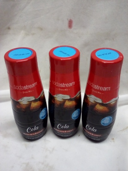 Sodastream Cola Drink Mix’s Qty 3. 14.8 fl oz.