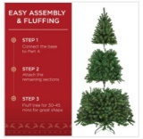 6’ BCP 6333 Spruce Christmas Tree Foldable Metal Base MSRP$119.99
