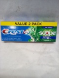 Crest Complete Value 2 Pack Scope + Whitening Scope Outlast