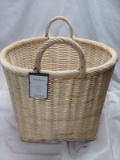Threshold Basket Handcrafted Rattan 17 1/8” H x 18” Diameter