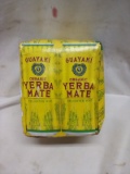 Guayaki Organic Yerba Mate Enlighten Mint Flavored. 4 Pack.