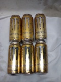 Monster Energy Zero Sugar Ultra Gold. Qty 6- 16 fl oz Cans.