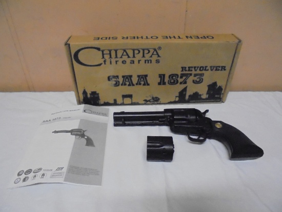 Chiappa SAA 1873-Rimfire 22 Revolver w/ 22LR & Magnum Cylinders