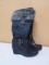 Brand New Pair of Ladies Amira Black Lined Boots
