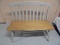 Beautiful Like New Solid Wood Painted Bench