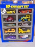 Hotwheels 10 Car Set Featuring Exclusive Vehicle
