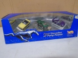 Hotwheels Four Decades of Pony Power Mustang Set