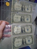 Group of (4) 1935 One Dollar Silver Certificates