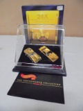 Hotwheels 24k Performace Collectors Series III 24k Gold Plated Set