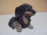 Dachsund Dog Statue