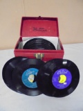 Large Group of 45 RPM Records