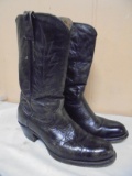 Pair of Men's Leather Cowboy Boots