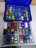 Hotwheels Collectors Car Case Filled w/ 48 Assorted Vehicles
