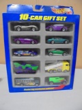Hotwheels 10 Car Set Featuring Exclusive Vehicle