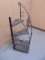 Iron & Wood Spiral Staircase Plant Stand