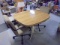 Forica Top Table w/ 2 Rolling Chairs