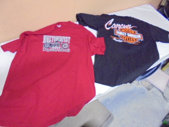 2 Like New Harley Davidson T Shirts