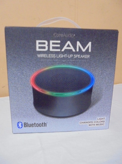Beam Bluetooth Wireless Light Up Color Changing Speaker