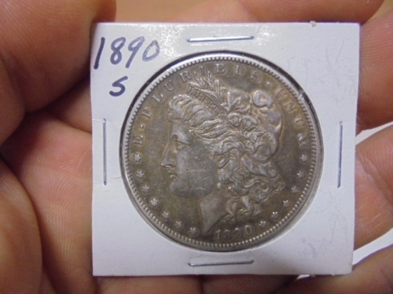 1890 S Mint Morgan Silver Dollar