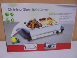 Stainless Steel Beffet Server w/ (2) 1.5qt Trays