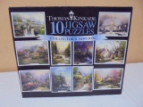 Thomas Kinkade 10 Jigsaw Puzzle Set