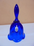 Cobalt Fenton Art Glass Bell