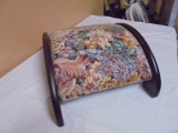 Needle Point Arched Ottoman