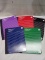 Lot of 5 Assorted Color 90Sheet College Ruled Composition Notebooks