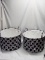 Decorative Multipurpose Cloth Baskets. Qty 2. 18” D x 12” H