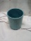 Turquoise Ceramic Utensil Holder. 6” H