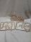Kitchen Wall Hanging Decor. Qty 3 Pieces.