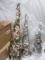 Kuopociaga Cone Table top Chistmas tree with lights (Set of 3)
