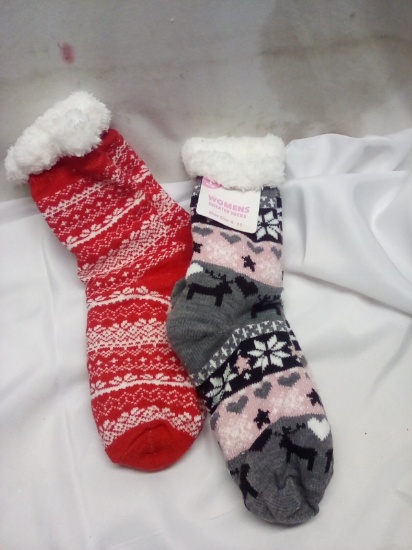 Qty. 2 Pair Women’s Sweater Socks Size 4-11