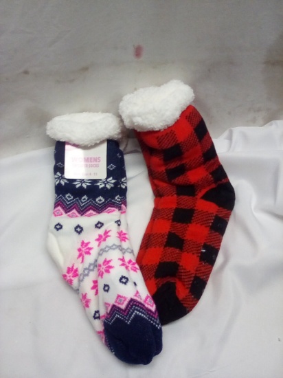 Qty. 2 Pair Women’s Sweater Socks Size 4-11