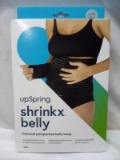 upSpring Shrinkx Belly Charcoal Postpartum Belly Wrap- L/XL