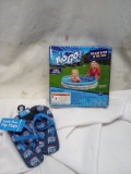 H2o Go! Coral Kids Pool & Toddler Boys’ Flip Flops L 9/10