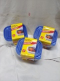 Smart & Simple Rectangular Containers. Qty 3- 6 Packs.