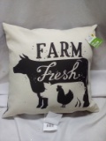 16”x16” TrueLiving Outdoors Toss Pillow- Tag Says $10