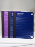 Lot of 3 Assorted Color 90Sheet College Ruled Composition Notebooks