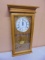 D & A Oak Case Quartz Westminster Chime Wall Clock