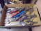 Large Group of Pliers-Adjustable Wrenches and More