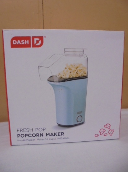 Dash Fresh Pop Hot Air Popcorn Maker