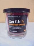 Get Lit 2 Wick Strawberry Daquiri Jar Candle
