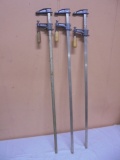 Set of (3) 39in Bar Clamps